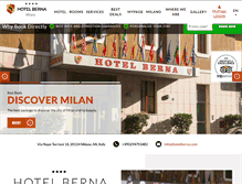 Tablet Screenshot of hotelberna.com